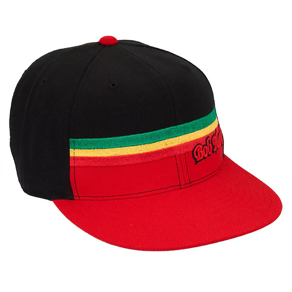 
                  
                    BOB MARLEY ボブマーリー (映画 公開記念 ) Rasta Stripe Yellow Fitted Cap 公式 オフィシャル
                  
                