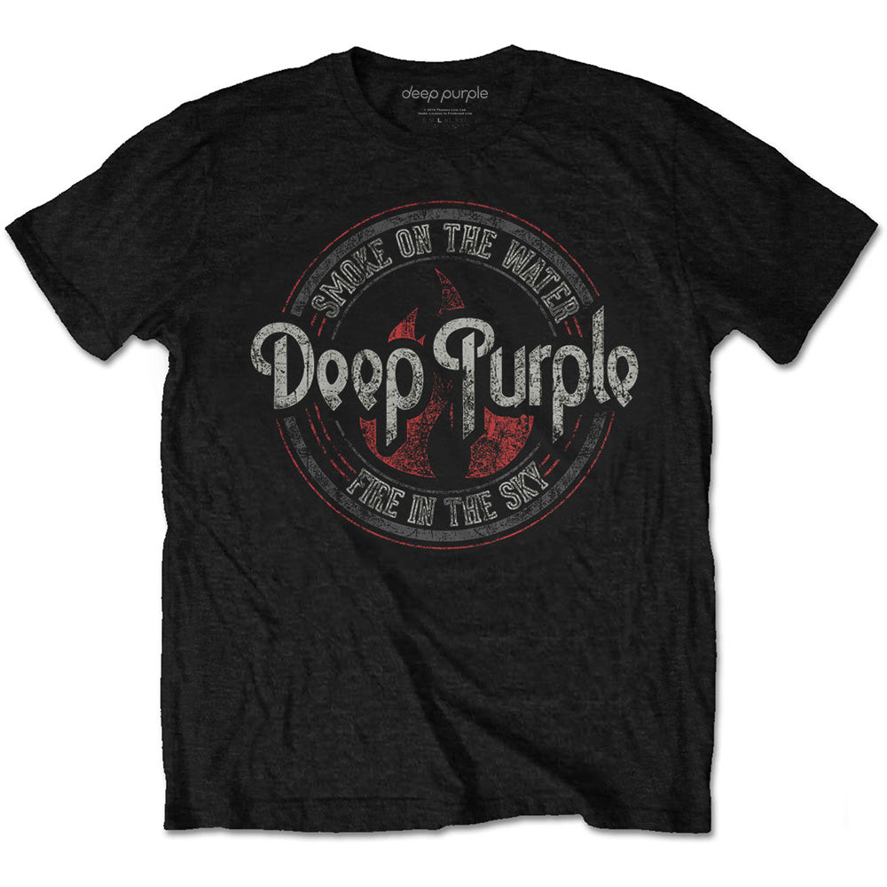 DEEP PURPLE ディープパープル - Smoke Circle / Tシャツ / メンズ 【公式 / オフィシャル】