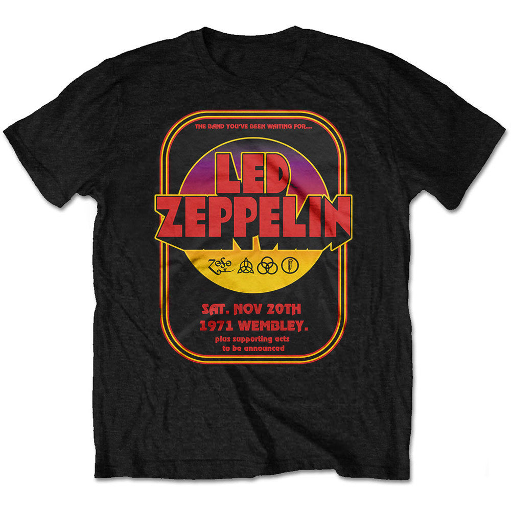 LED ZEPPELIN レッドツェッペリン (映画 公開予定 ) - 1971 Wembley / Tシャツ / メンズ 【公式 / オフィシャル】