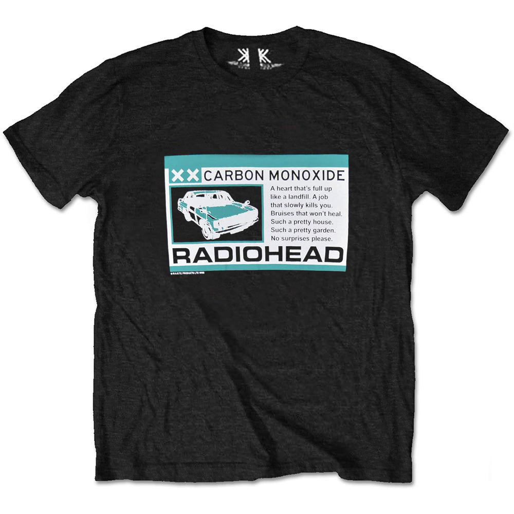 RADIOHEAD レディオヘッド (トム 11月 来日 ) - Carbon Patch / オーガニックコットン / Tシャツ / メンズ 【公式 / オフィシャル】