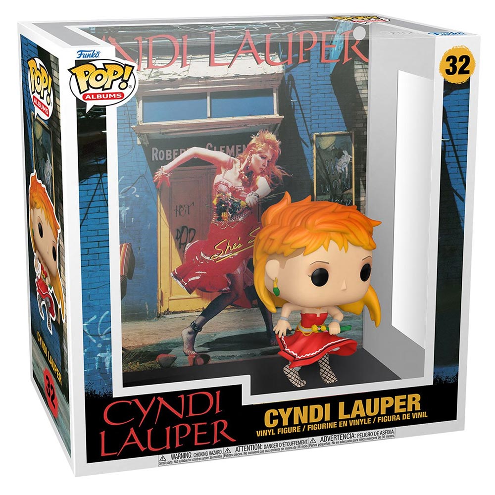 CYNDI LAUPER シンディローパー - She's So Unusual Funko Pop! Album Figure with Case #32 / フィギュア・人形 【公式 / オフィシャル】