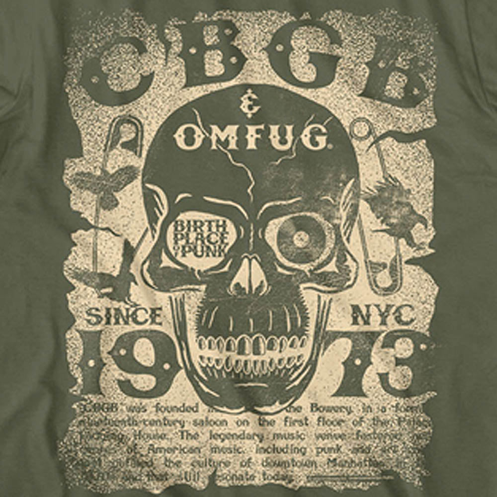 CBGB シービージービー - BIRTH PLACE OF PUNK / Tシャツ / メンズ 【公式 / オフィシャル】