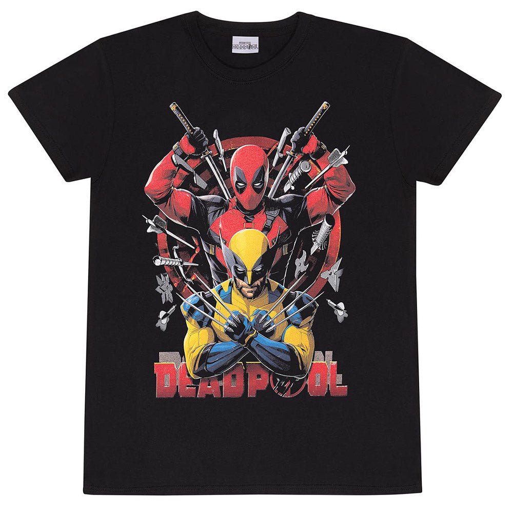 
                  
                    DEADPOOL デッドプール (新作 公開記念 ) - Deadpool/Wolverine Weapons / Tシャツ / メンズ 【公式 / オフィシャル】
                  
                