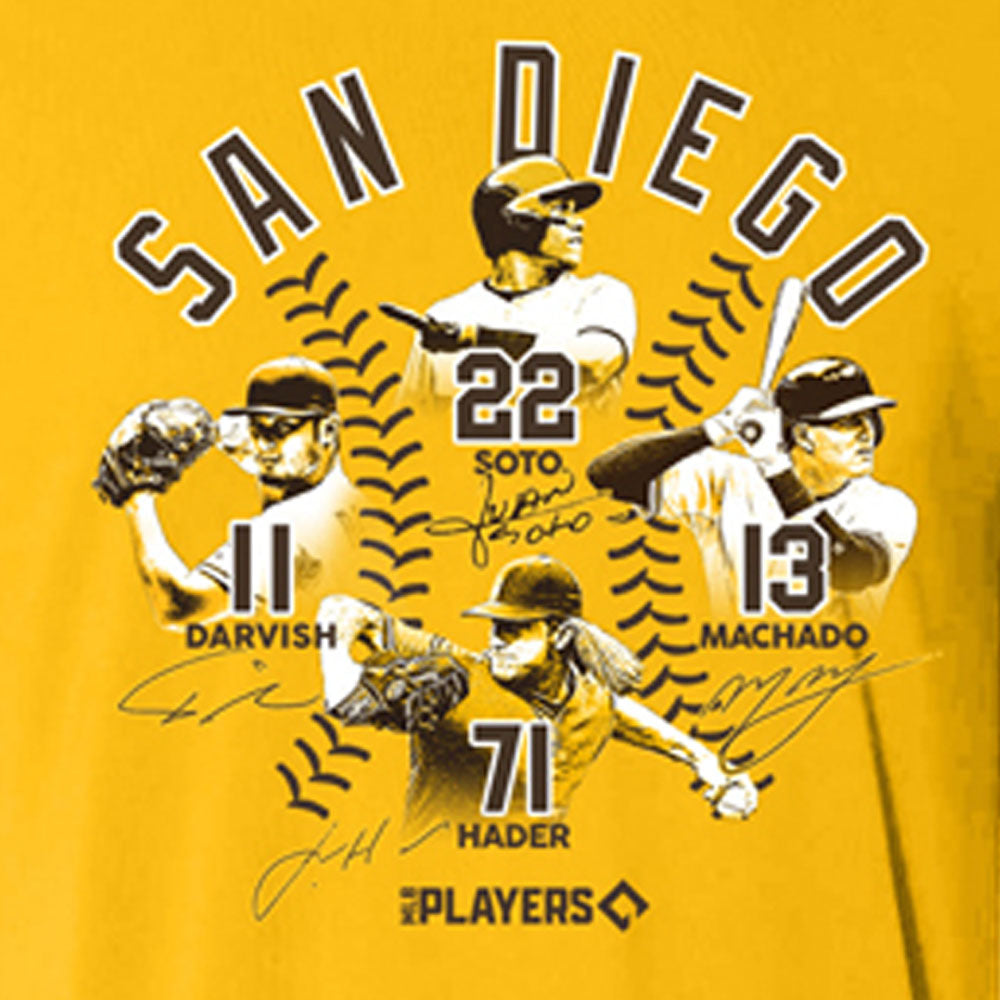 YU DARVISH ダルビッシュ有 - SAN DIEGO PADRES 4 SEAMS / Tシャツ / メンズ 【公式 / オフィシャル】