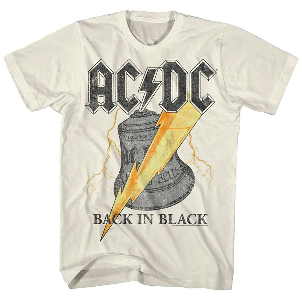 AC/DC エーシーディーシー BACK IN BLACK HELL BELL Tシャツ メンズ 公式 オフィシャル