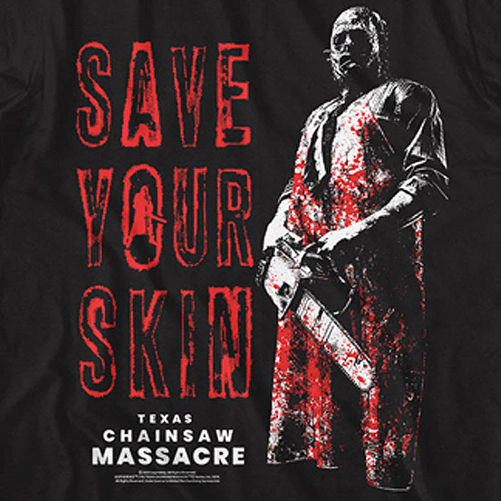 
                  
                    TEXAS CHAINSAW MASSACRE 悪魔のいけにえ - SAVE YOUR SKIN / Tシャツ / メンズ 【公式 / オフィシャル】
                  
                