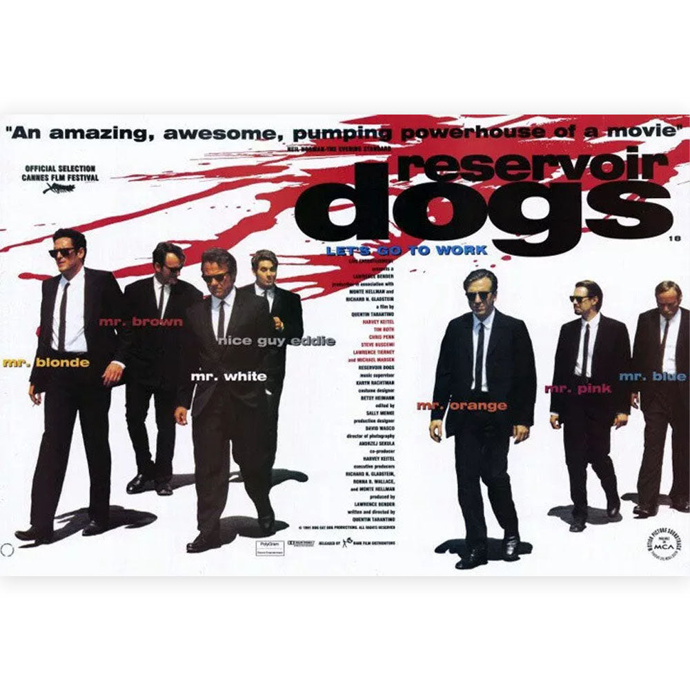 RESERVOIR DOGS レザボア・ドッグス - UK Quad / ポスター 【公式 / オフィシャル】