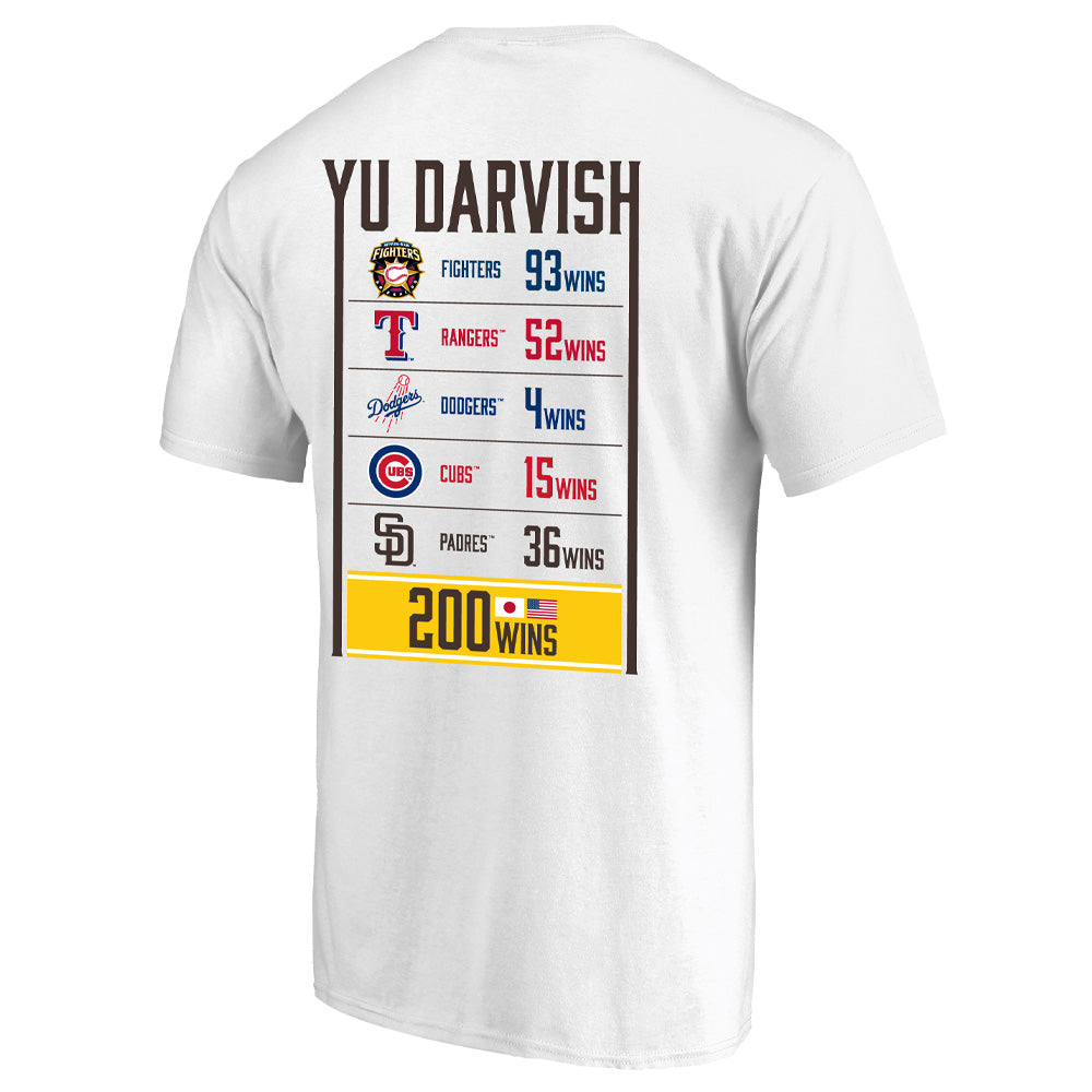 
                  
                    YU DARVISH ダルビッシュ有 - 日米通算200勝記念 / Tシャツ / メンズ 【公式 / オフィシャル】
                  
                