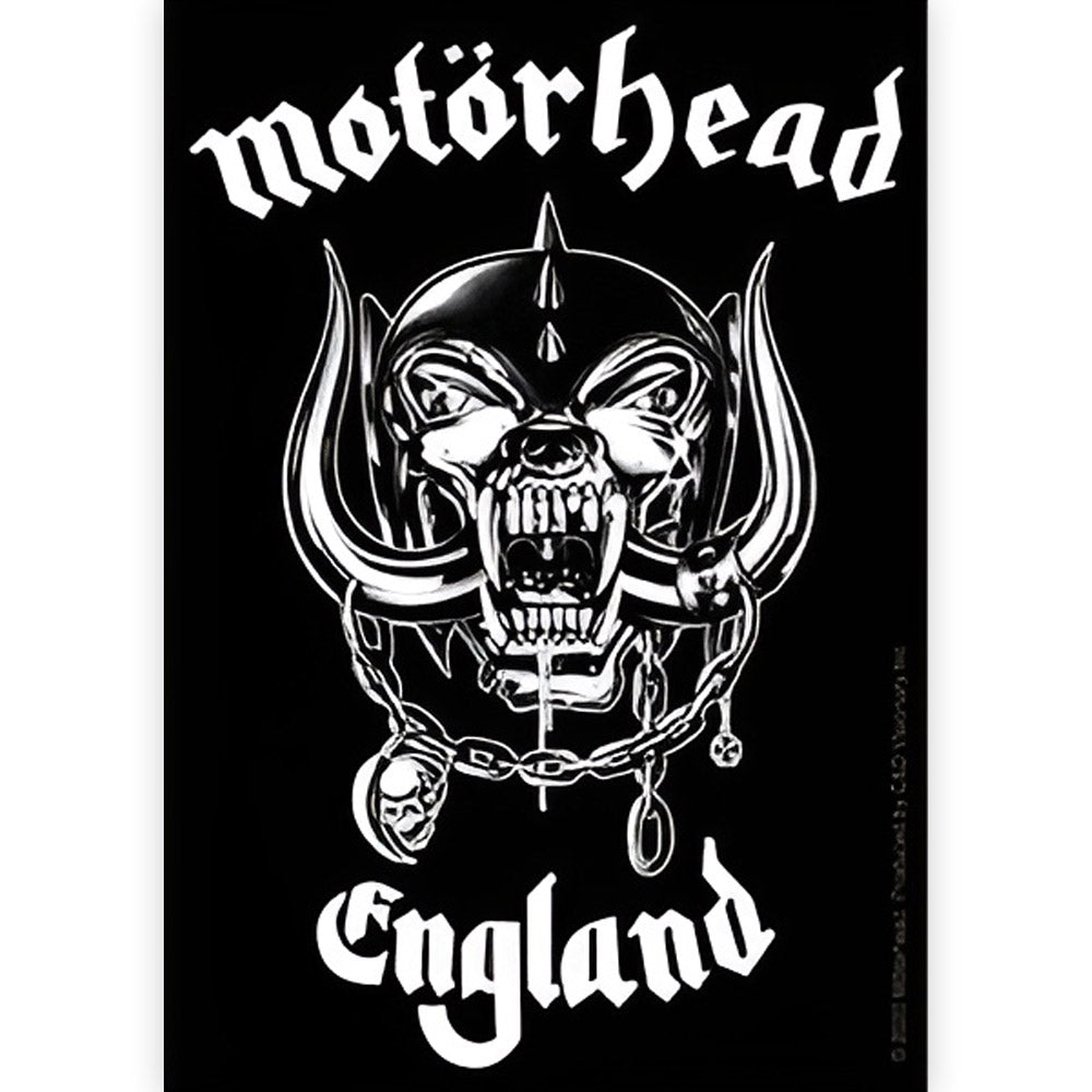 MOTORHEAD モーターヘッド - England / ステッカー 【公式 / オフィシャル】