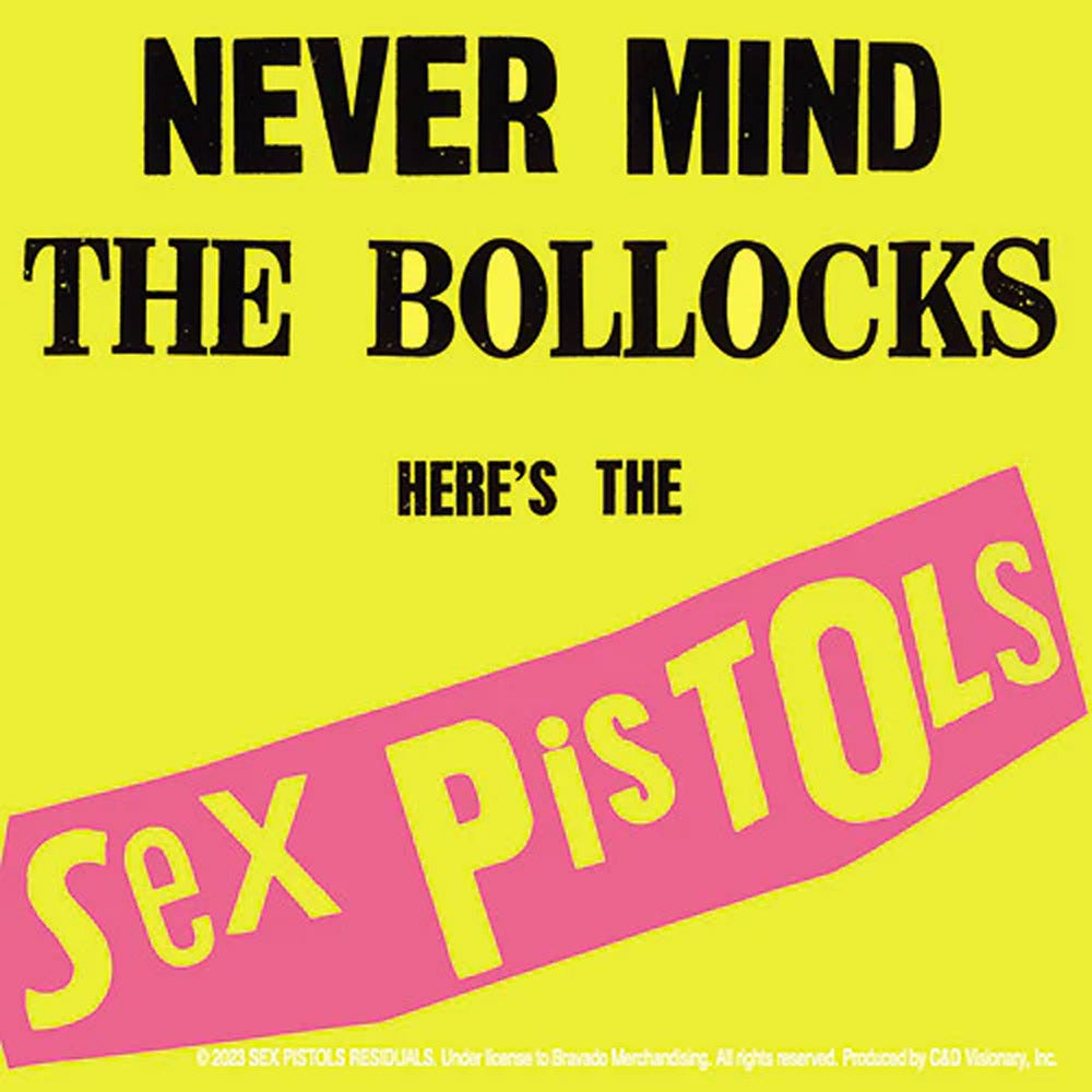 SEX PISTOLS セックスピストルズ (シド 追悼 45周年 ) - Never Mind The Bullocks / ステッカー 【公式 / オフィシャル】