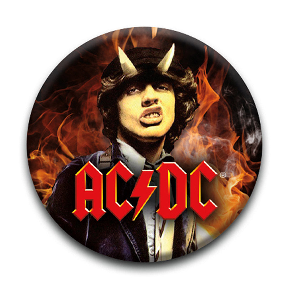 AC/DC エーシーディーシー FIRE バッジ 公式 オフィシャル