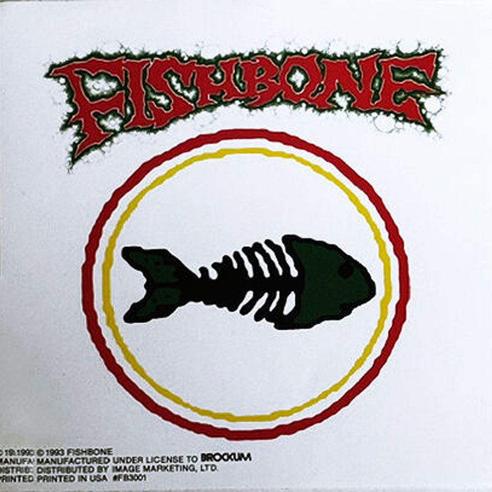 FISHBONE フィッシュボーン - Logo / Window Sticker / ステッカー 【公式 / オフィシャル】