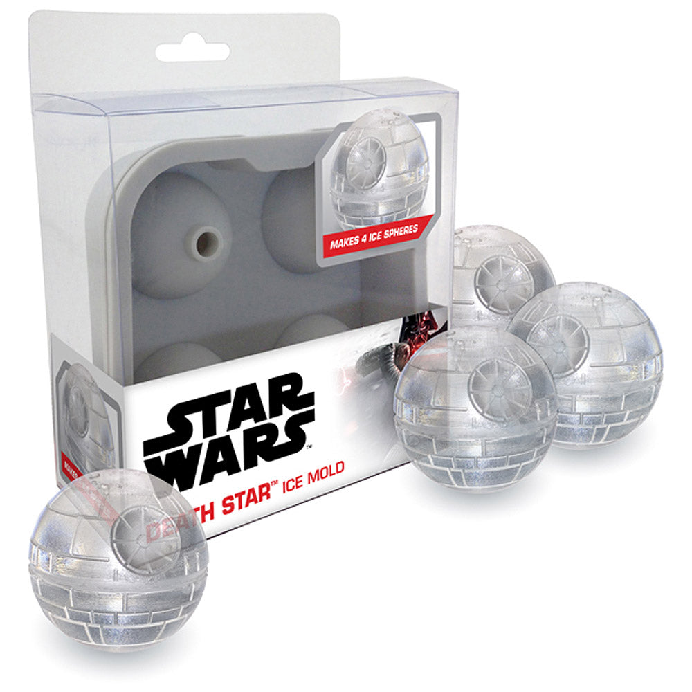 STAR WARS スターウォーズ (「エピソード1」 25周年 ) - DEATH STAR 4-PK ICE MOLD / アイスキューブモールドトレイ / ドリンク用品 【公式 / オフィシャル】