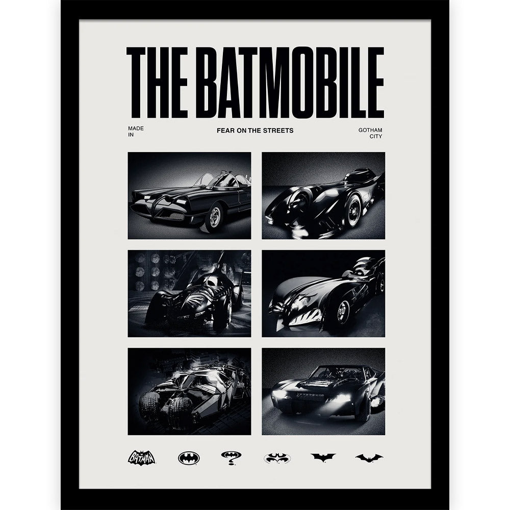 BATMAN バットマン 1989 Batmobile インテリア額  公式 オフィシャル