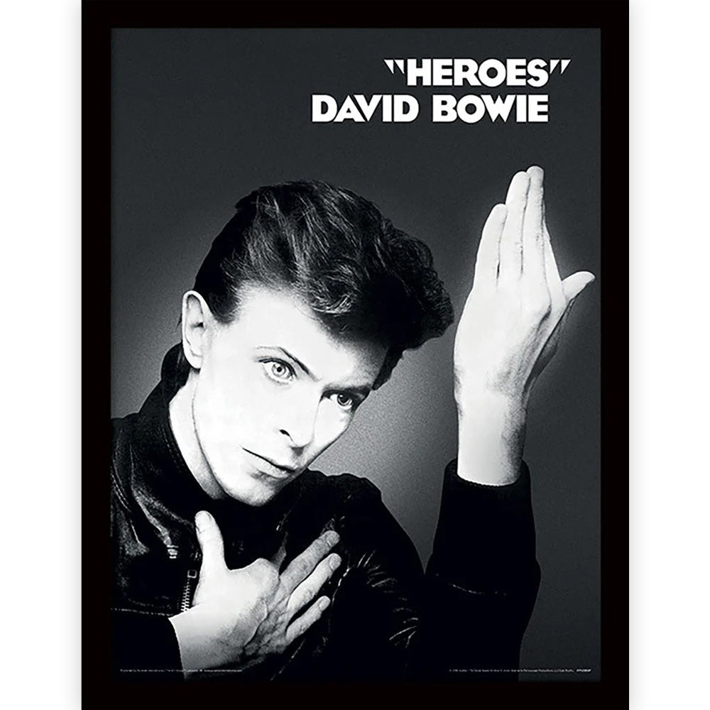 DAVID BOWIE デヴィッドボウイ Heroes インテリア額 公式 オフィシャル