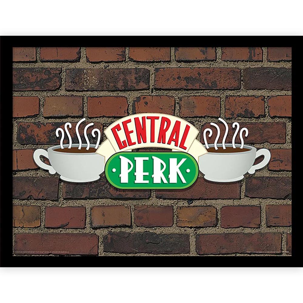 FRIENDS フレンズ (30周年 ) - Central Perk Brick / インテリア額 【公式 / オフィシャル】