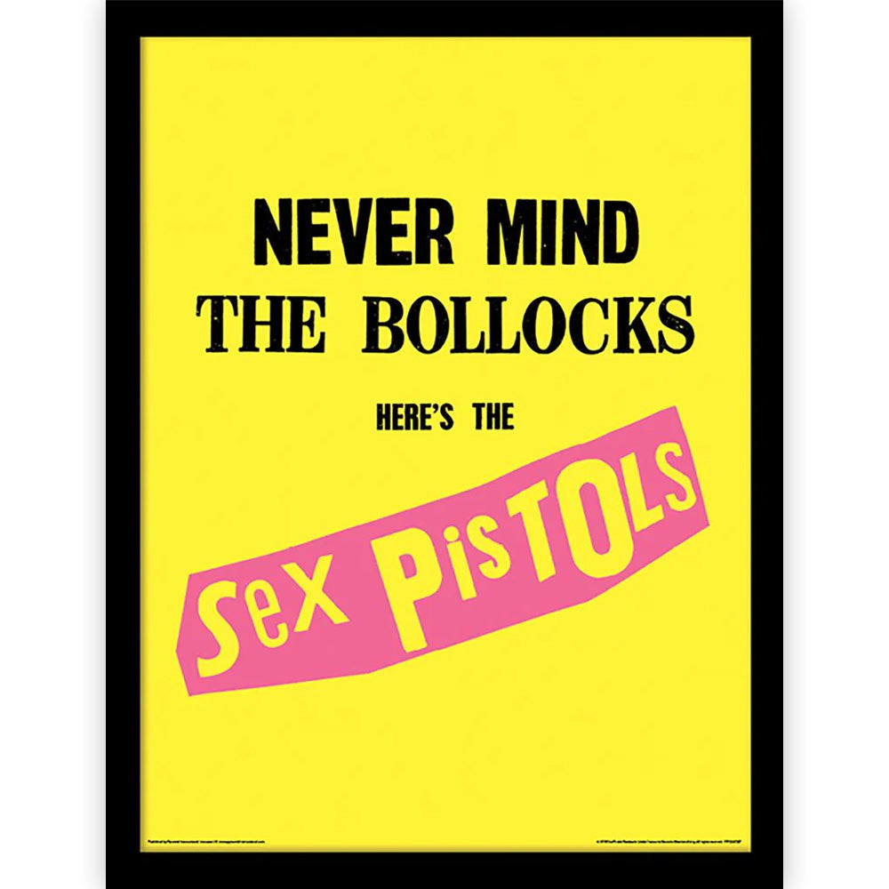 SEX PISTOLS セックスピストルズ (シド 追悼 45周年 ) - Never Mind The Bollocks / インテリア額 【公式 / オフィシャル】