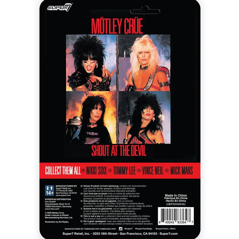 
                  
                    MOTLEY CRUE モトリークルー - Nikki Sixx Shout at the Devil Reaction Figure / フィギュア・人形 【公式 / オフィシャル】
                  
                