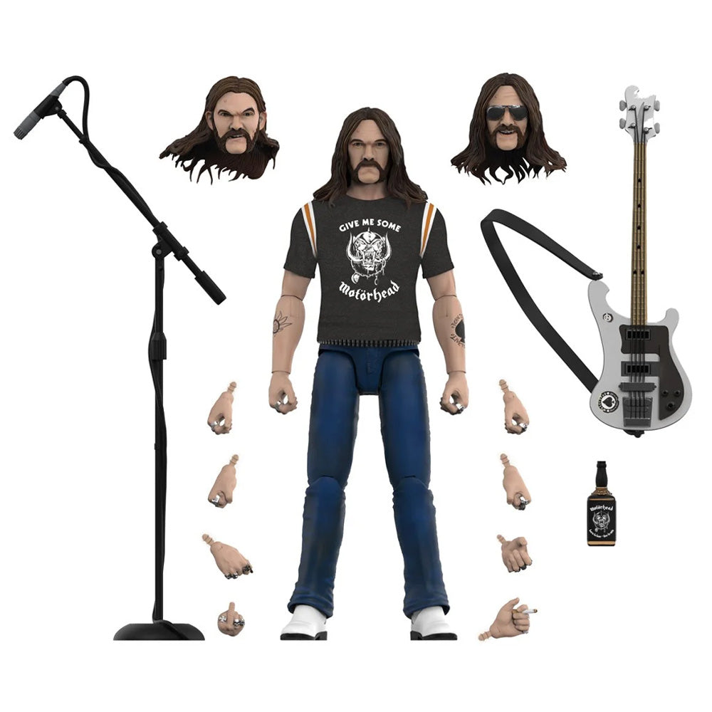 【予約商品】 MOTORHEAD モーターヘッド - Ultimates Lemmy 1981 Tour Action Figure / フィギュア・人形 【公式 / オフィシャル】