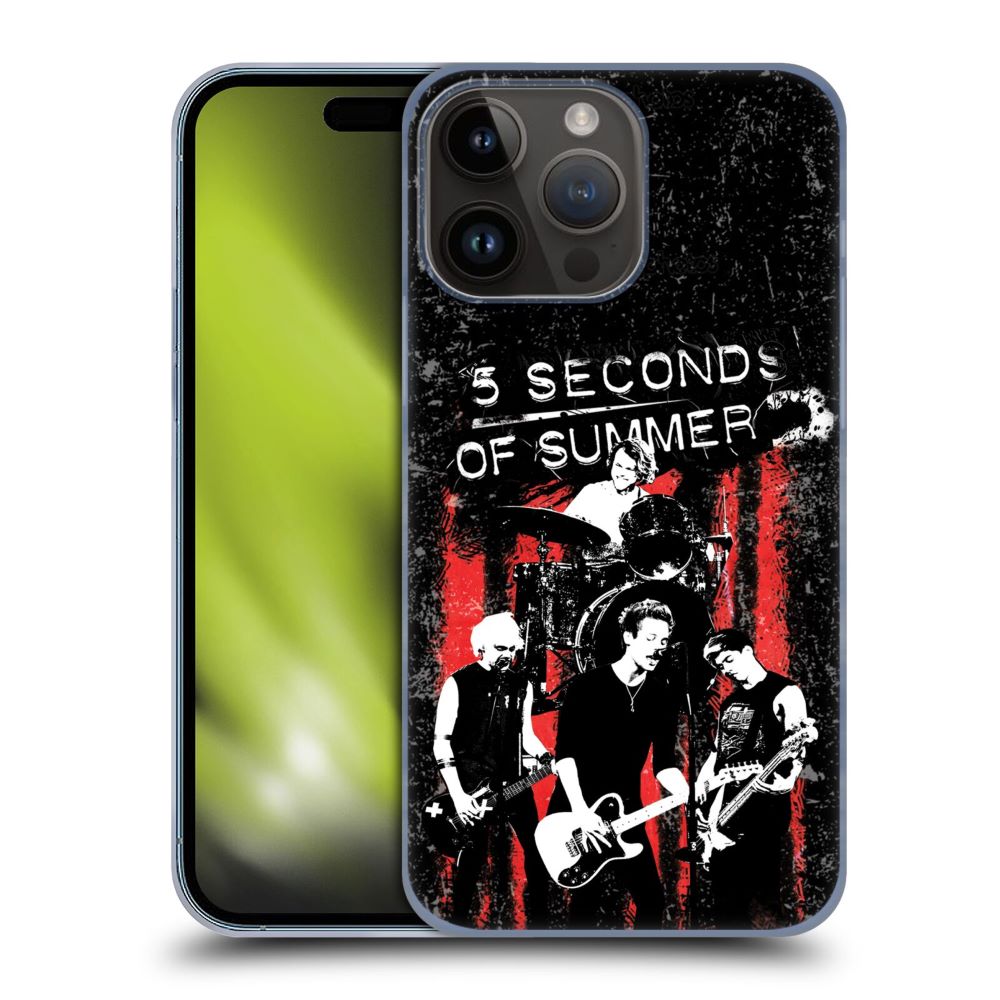 5 SECONDS OF SUMMER ファイヴセカンズオブサマー Group Photo Montage Live Red 公式