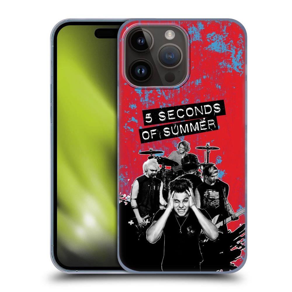 5 SECONDS OF SUMMER ファイヴセカンズオブサマー Group Photo Montage Loud Red 公式