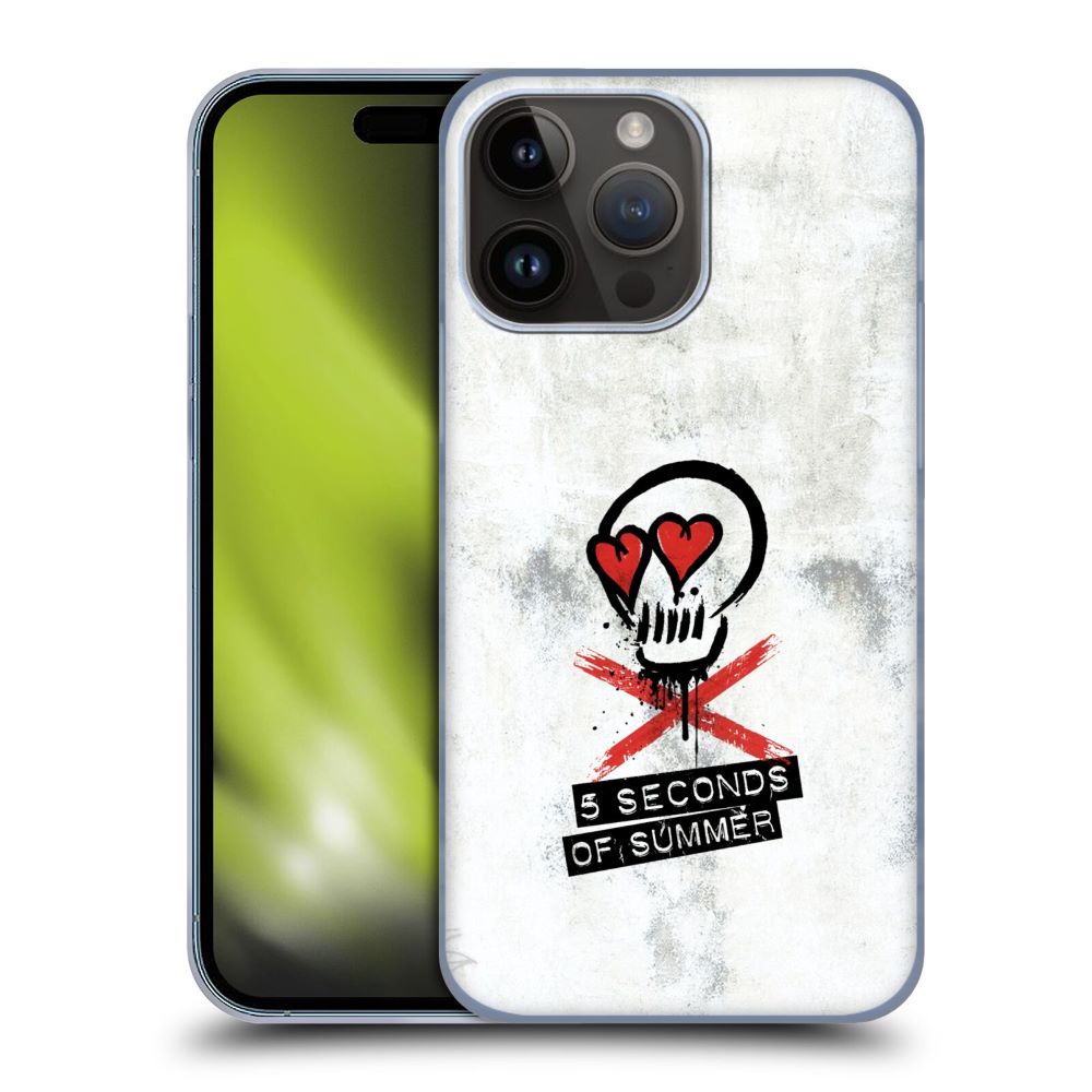 5 SECONDS OF SUMMER ファイヴセカンズオブサマー X-Skulls White ハード case  公式 オフィシャル