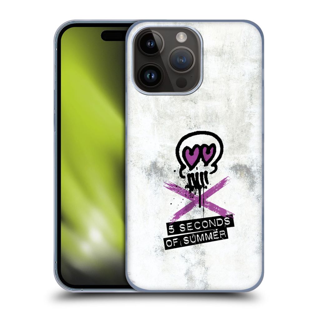 5 SECONDS OF SUMMER ファイヴセカンズオブサマー X-Skulls Purple ハード case  公式 オフィシャル