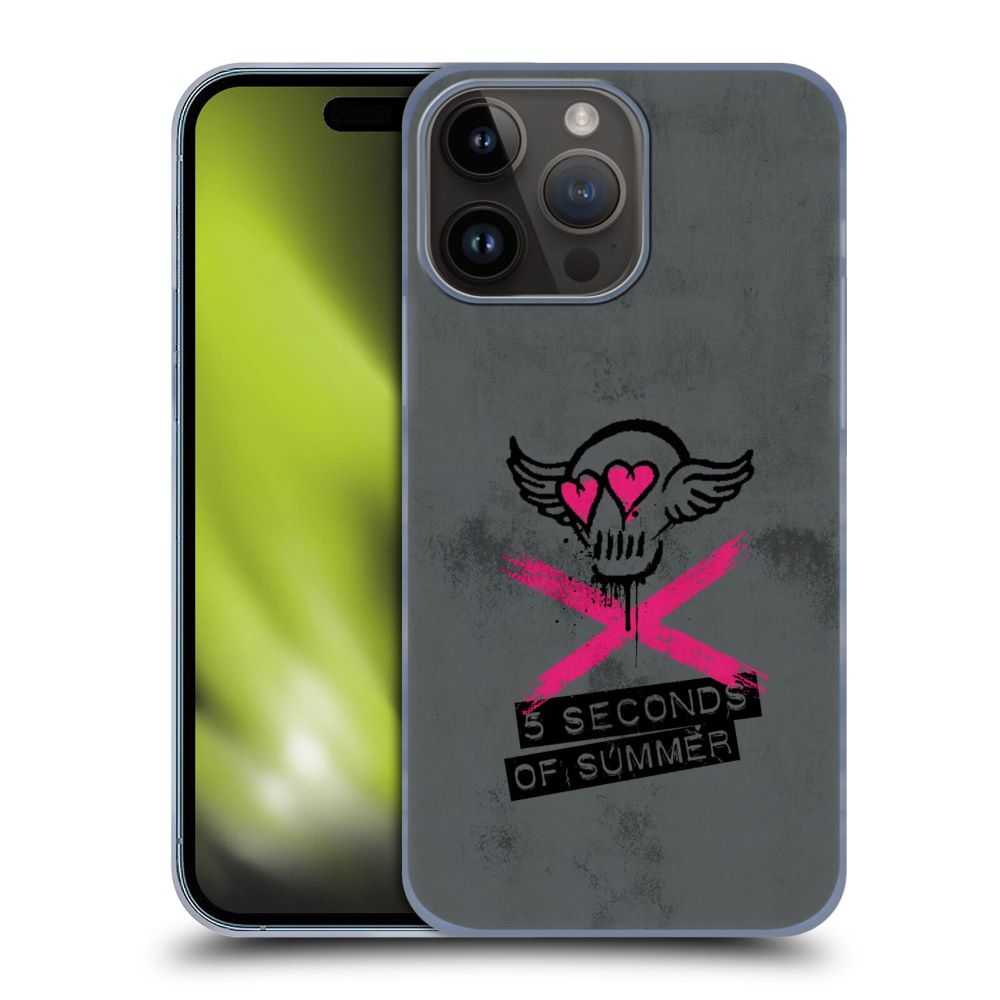 5 SECONDS OF SUMMER ファイヴセカンズオブサマー X-Skulls Gray ハード case 公式 オフィシャル