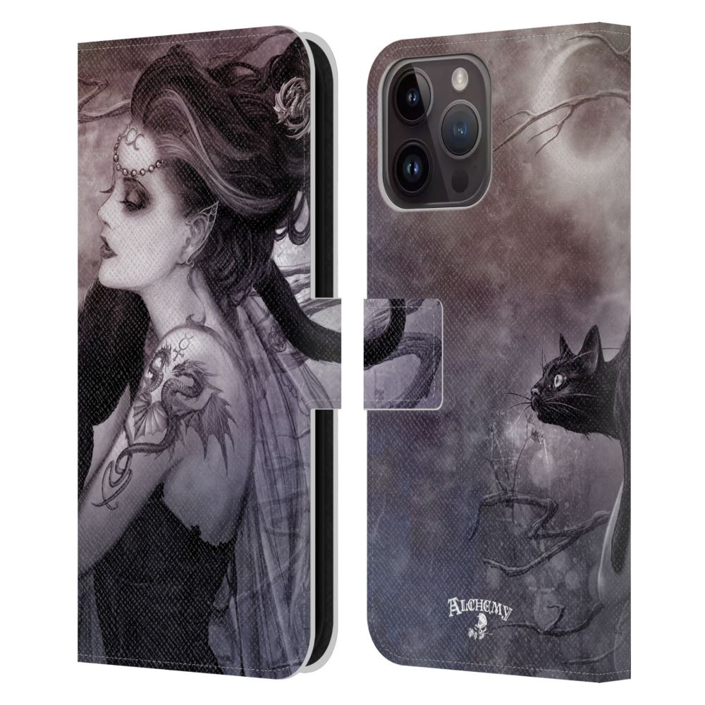 ALCHEMY GOTHIC アルケミーゴシック Graphic Art Minnaloushe Moon レザー手帳型 公式 オフィシャル