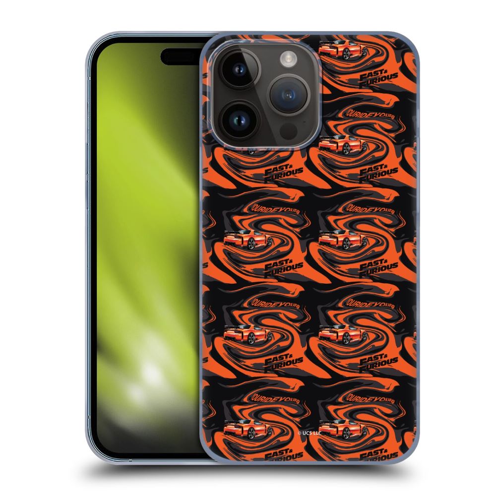 FAST & FURIOUS ワイルド・スピード - Car Pattern / Orange ハード case / Apple iPhoneケース 【公式 / オフィシャル】