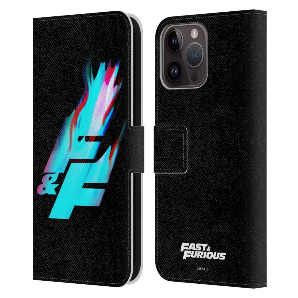 FAST & FURIOUS ワイルド・スピード - Logo Art / F&F Black レザー手帳型 / Apple iPhoneケース 【公式 / オフィシャル】