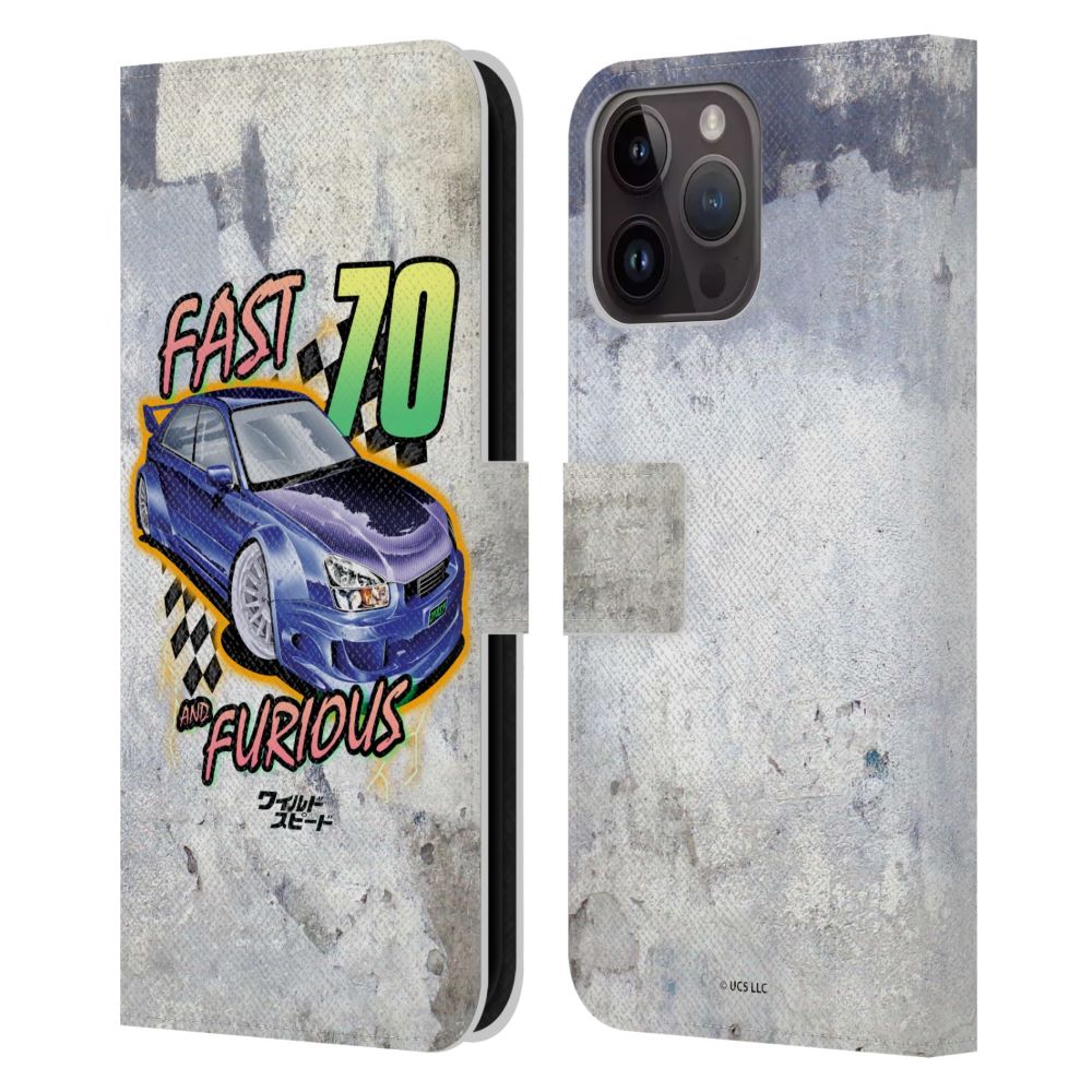 FAST & FURIOUS ワイルド・スピード - Fast Fashion / Grunge Retro レザー手帳型 / Apple iPhoneケース 【公式 / オフィシャル】