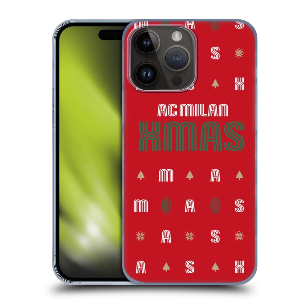 AC MILAN ACミラン (創設 125年 )  Christmas Jumper Pattern ハード case 公式 オフィシャル