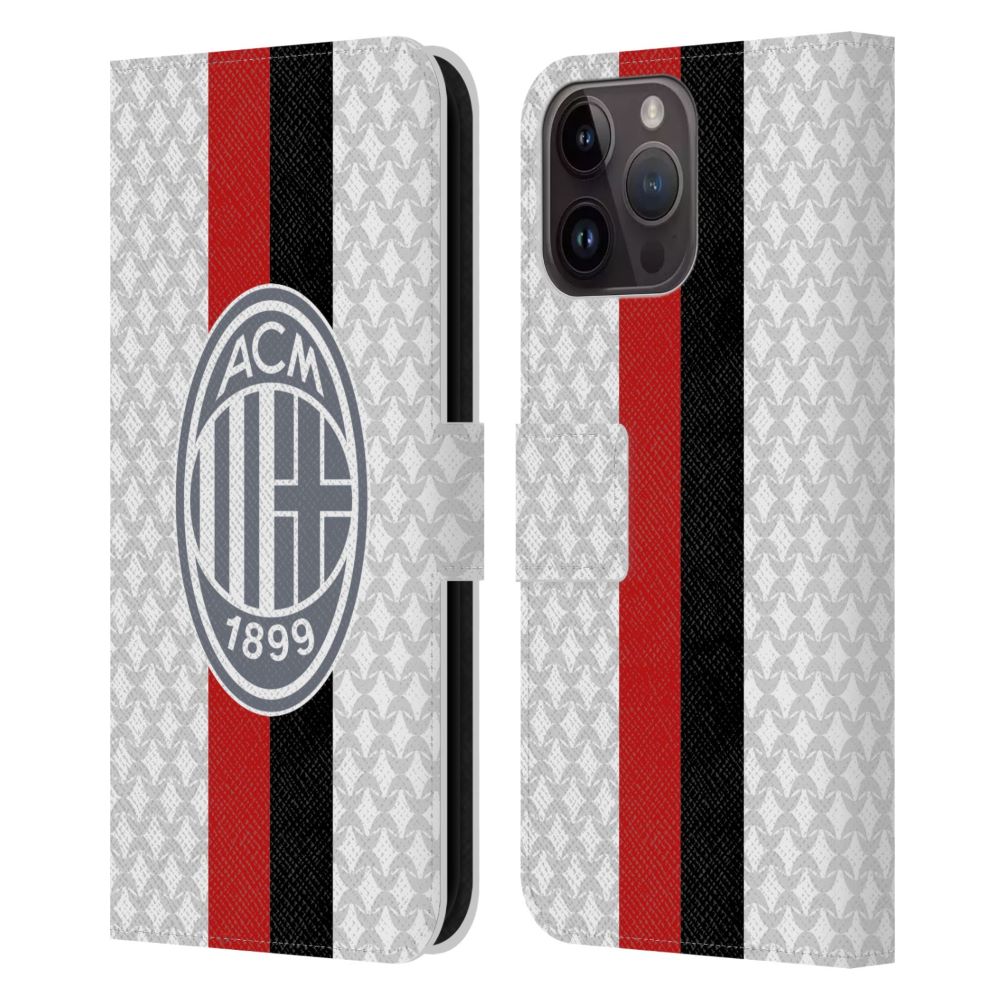 AC MILAN ACミラン (創設 125年 ) 2023/24 Crest Kit Away レザー手帳型 公式 オフィシャル