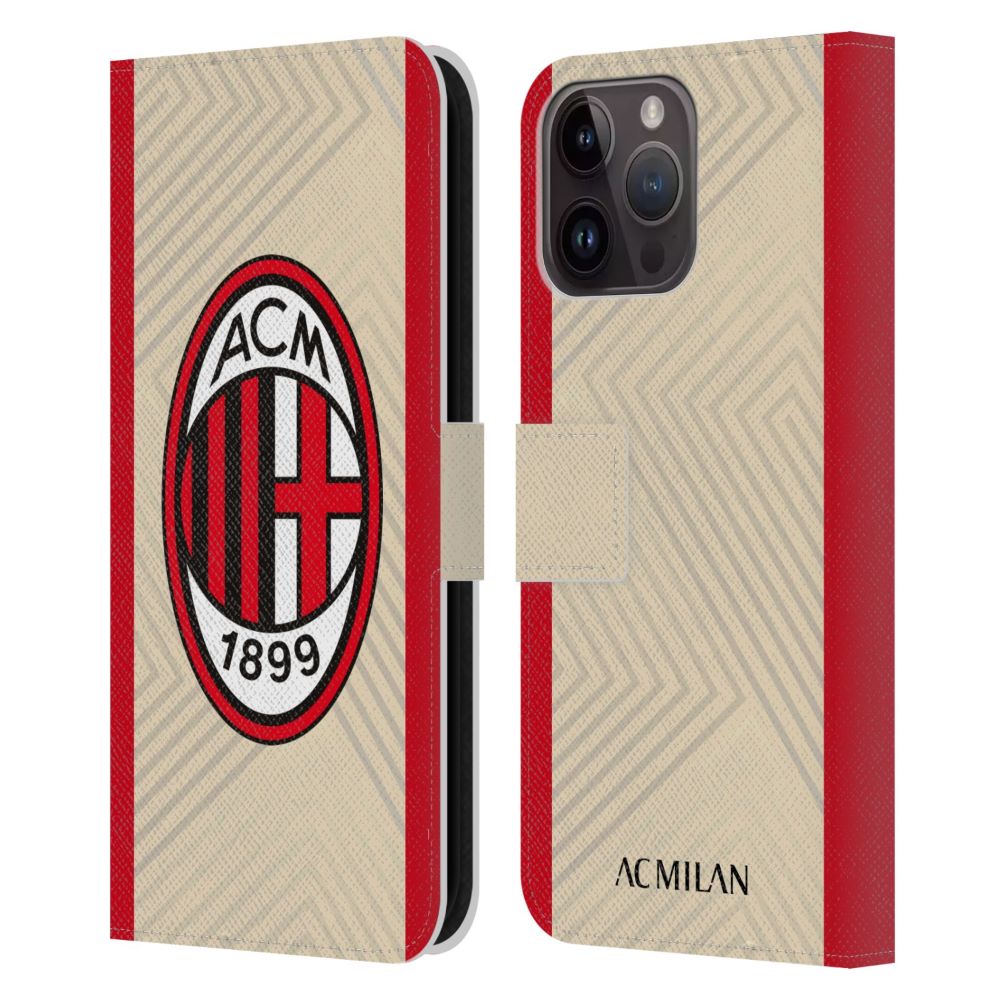 AC MILAN ACミラン (創設 125年 ) 2021/22 Crest Kit Away レザー手帳型 公式 オフィシャル