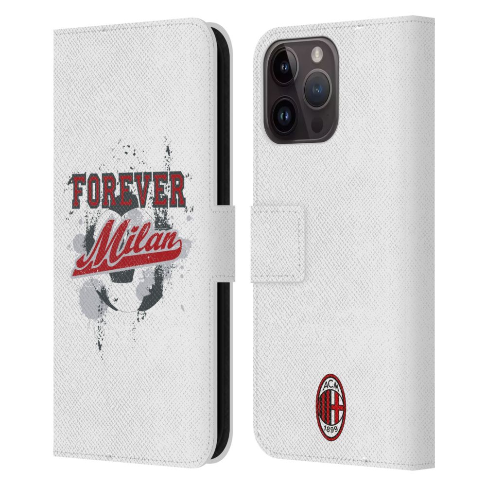 AC MILAN ACミラン (創設 125年 )  Teens Forever レザー手帳型 公式 オフィシャル