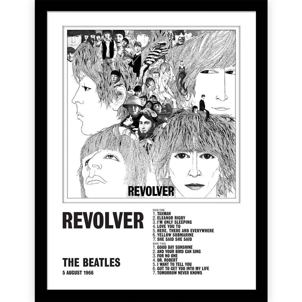 THE BEATLES ビートルズ (ABBEY ROAD 55周年 ) - Revolver / インテリア額 【公式 / オフィシャル】