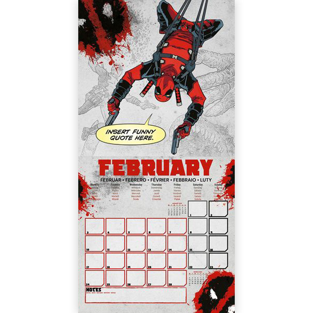 
                  
                    DEADPOOL デッドプール (新作 公開記念 ) - CALENDAR 2025 / カレンダー・ダイアリー 【公式 / オフィシャル】
                  
                