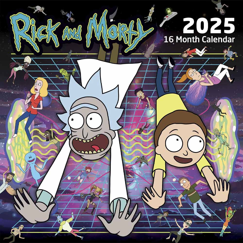 RICK AND MORTY リックアンドモーティ - CALENDAR 2025 / カレンダー・ダイアリー 【公式 / オフィシャル】