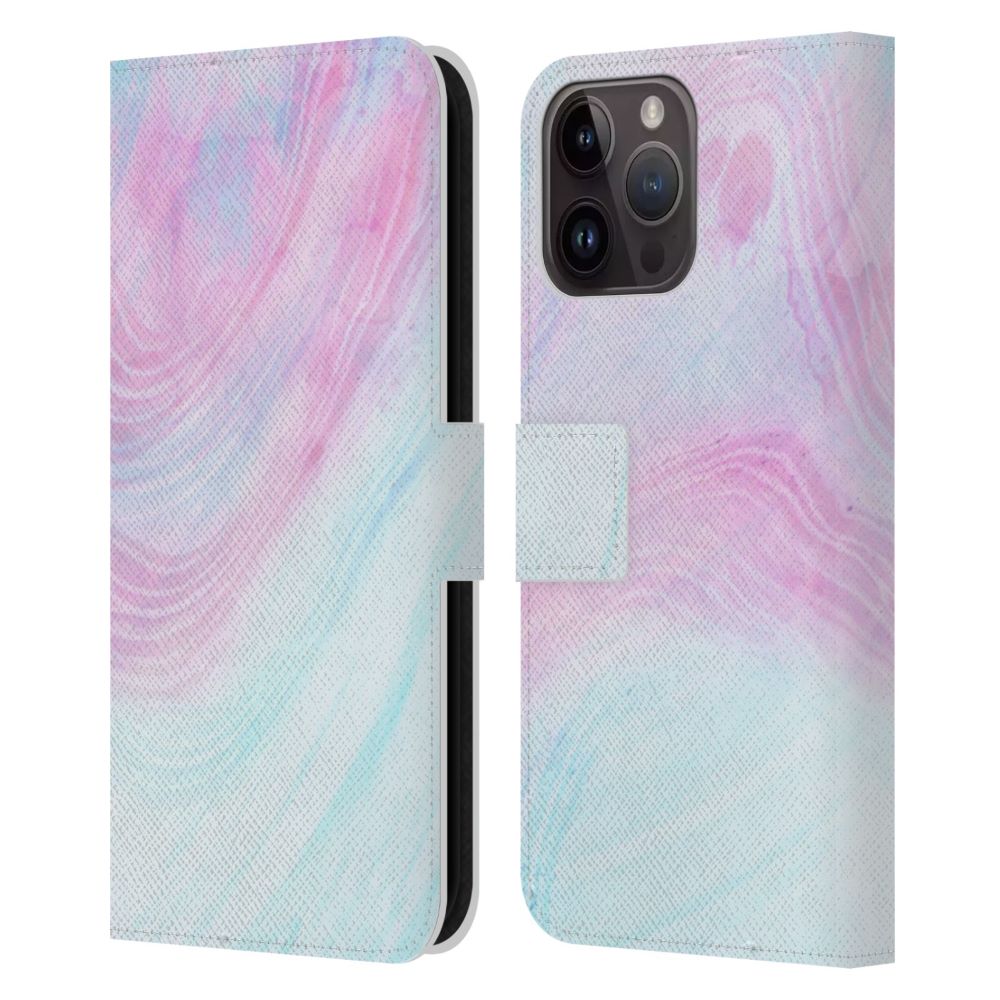 AIMEE STEWART Marble Pastel レザー手帳型 Apple iPhoneケース 公式 オフィシャル
