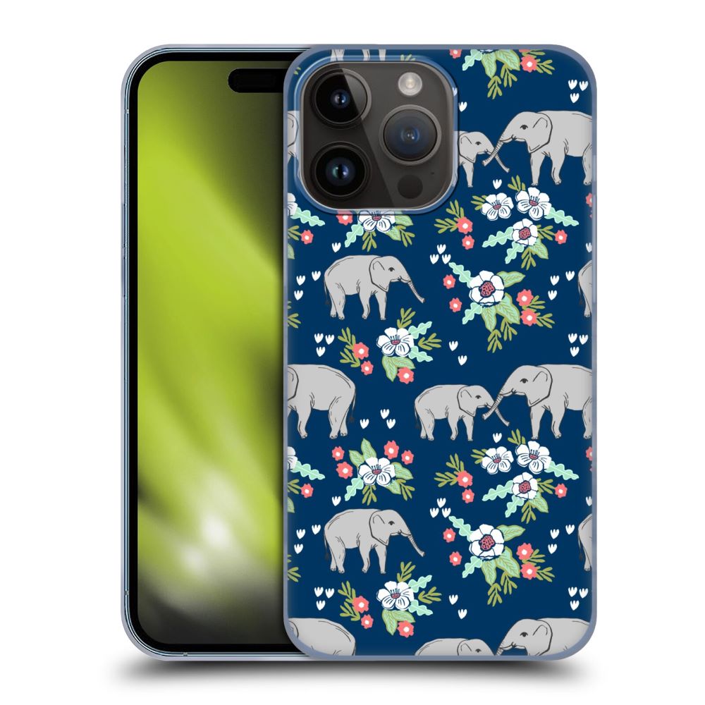 ANDREA LAUREN DESIGN - Animals / Floral Elephant ハード case