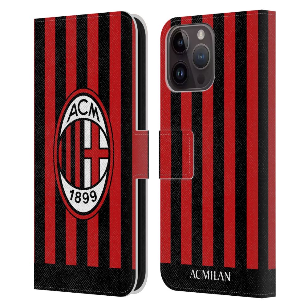 AC MILAN ACミラン (創設 125年 ) 2022/23 Home Kit レザー手帳型 公式 オフィシャル