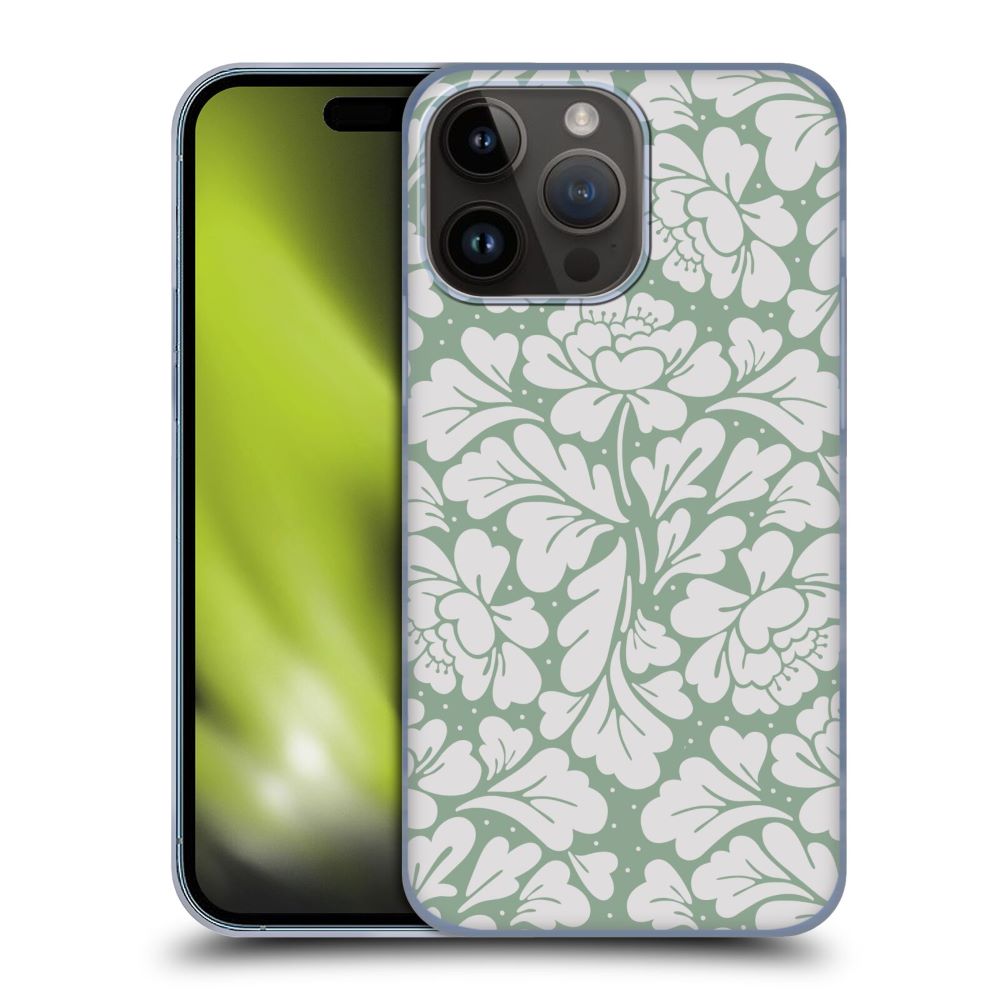 ANIS ILLUSTRATION - Mix Pattern / Baroque Pastel Green ハード case