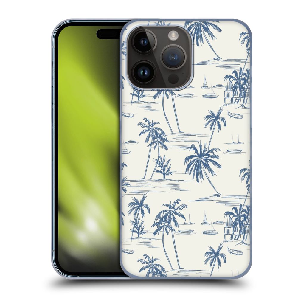 ANIS ILLUSTRATION - Mix Pattern / Blue Beach Bold ハード case