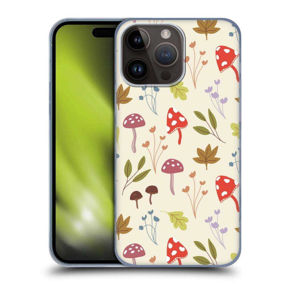 ANIS ILLUSTRATION アニス - Floral And Leaves / Cute Mushrooms ハード case / Apple iPhoneケース 【公式 / オフィシャル】