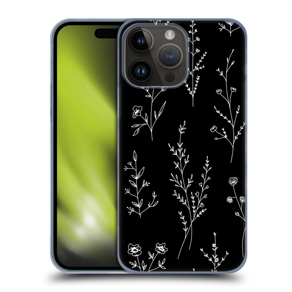 ANIS ILLUSTRATION - Wildflowers / Black ハード case