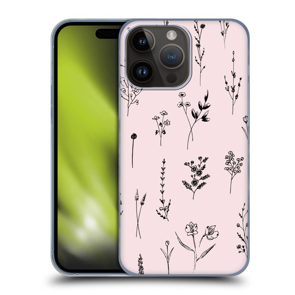 ANIS ILLUSTRATION - Wildflowers / Light Pink ハード case