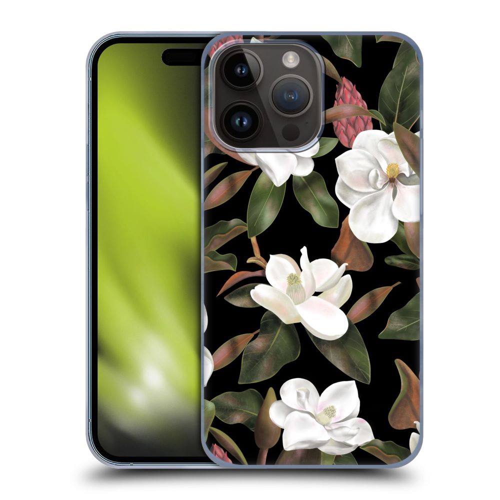 ANIS ILLUSTRATION アニス Magnolias Pattern Black ハード case公式 オフィシャル