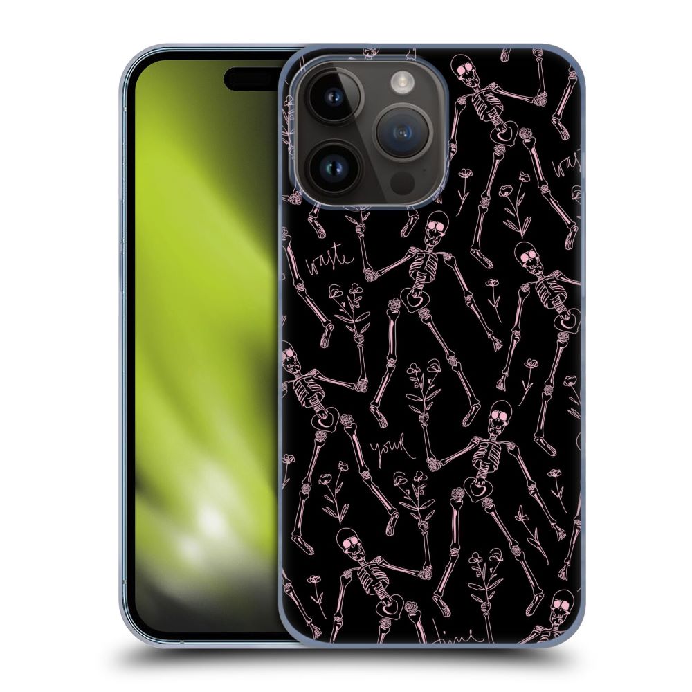 ANIS ILLUSTRATION アニス Floral Skeletons Pink Pattern ハード case 公式 オフィシャル