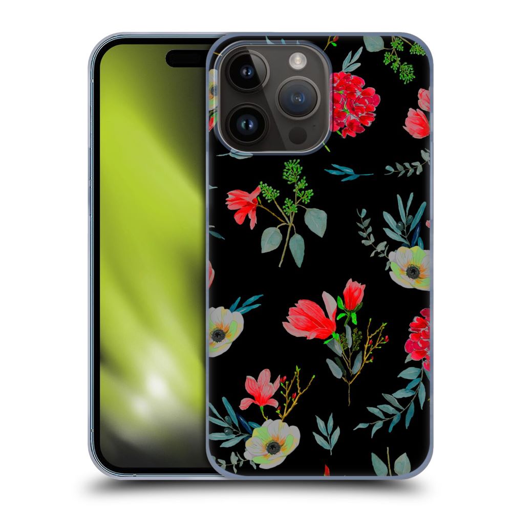 ANIS ILLUSTRATION アニス Flower Pattern 4 Rojo Red ハード case 公式 オフィシャル